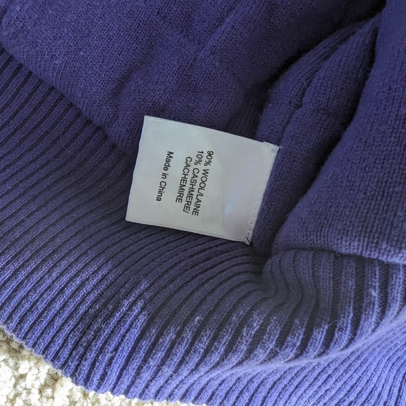 Tory Burch Wool Cashmere Zip Sweater Vest size XS - Picture 5 of 6